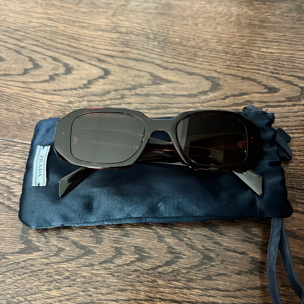 Prada Brown Sunglasses with Black Case